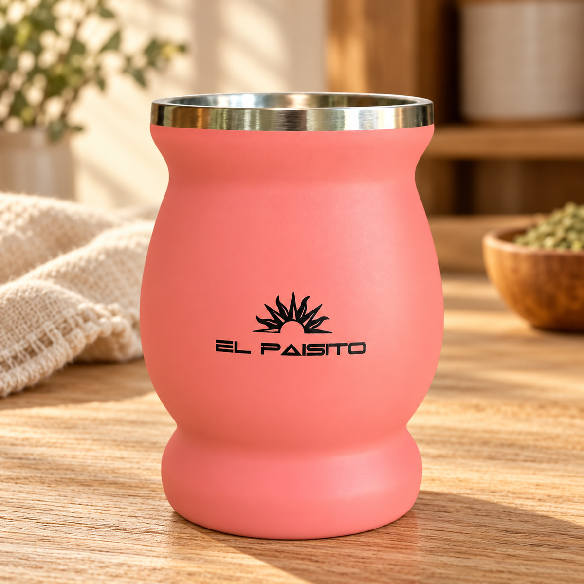 Copa Acero Inox ROSA El Paisito - Mate — imagen de catálogo