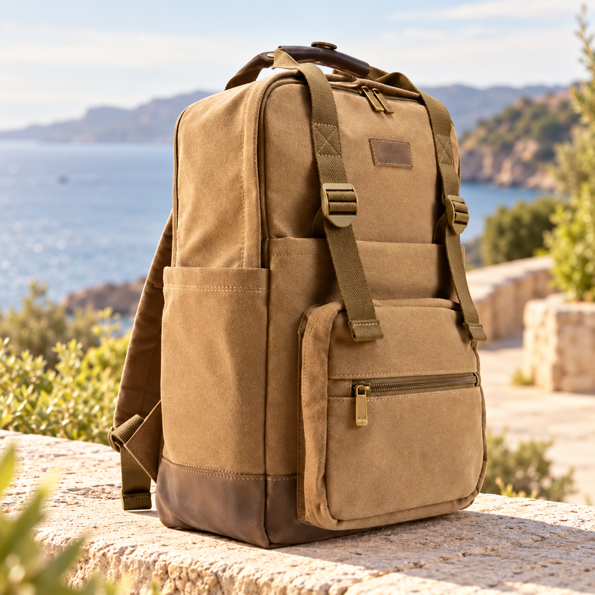 Matera/mochila Lincoln's LANIN TOSTADO — imagen de catálogo